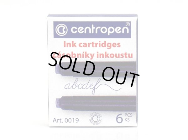 画像1: centropen セントロペン　インクカートリッジ 6本入り / ブルー 【標準小売価格：400円】 (1)