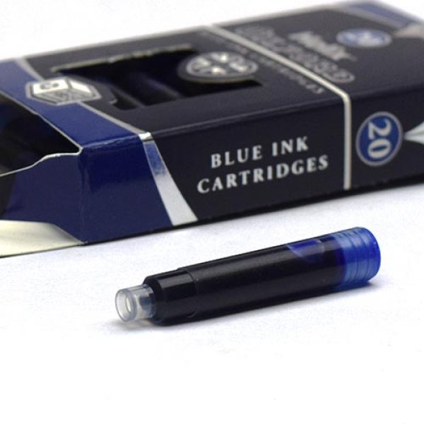 画像2: Helix へリックス OXFORD インクカートリッジ 【20本入り】 ブルー 【標準小売価格：500円】 (2)