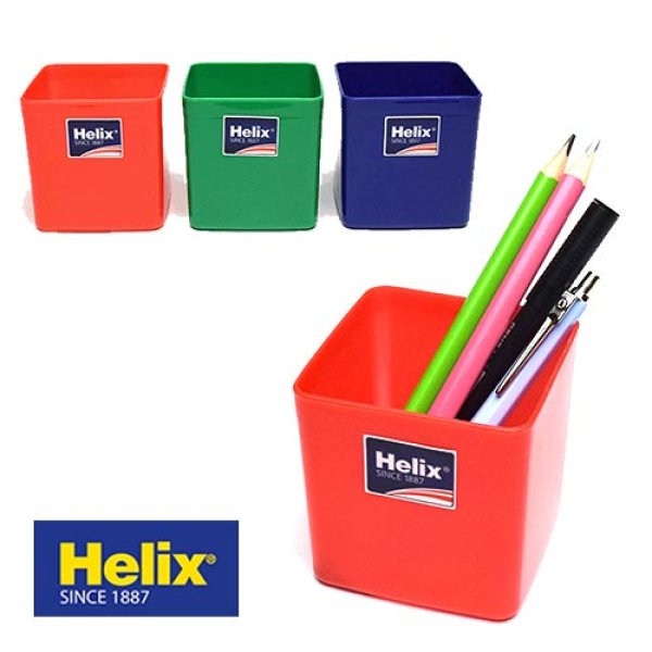 画像1: Helix へリックス カラーポット 3色アソート 【標準小売価格：（1個）450円】 (1)