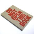 画像2: SUKIE スーキー レタープレス ノート [ DO NOT OPEN THIS BOOK ( この本を開けるな！ ) ]【標準小売価格：2,400円】 (2)