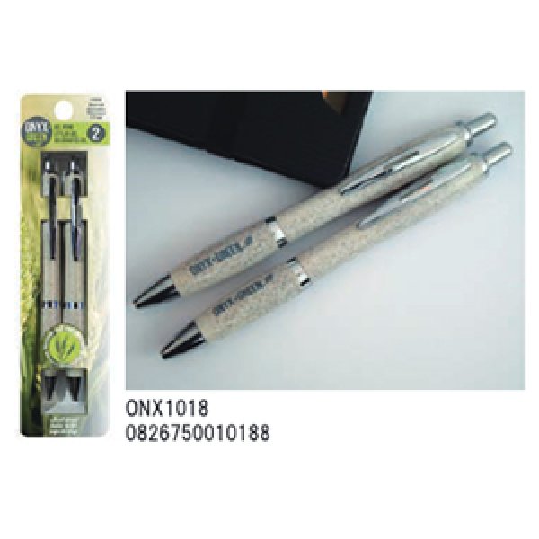 画像1: Onyx + Green  麦わらゲルペン 2本セット【標準小売価格：1,250円】 (1)