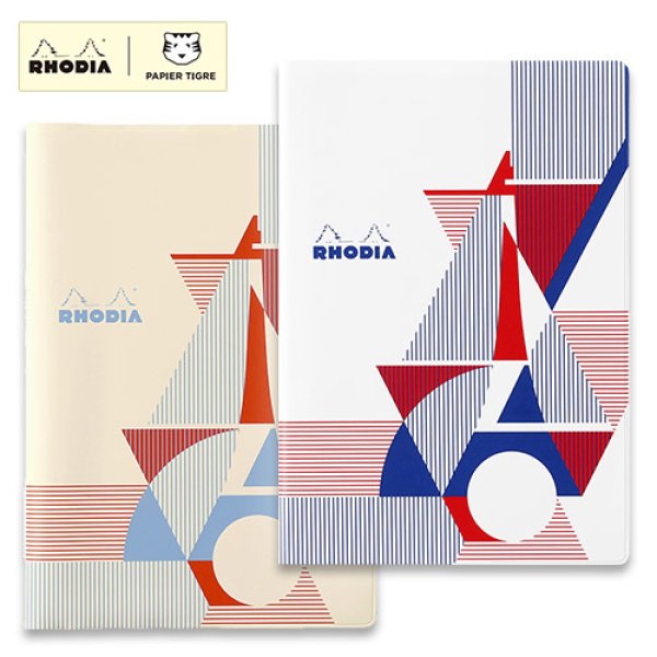 画像1: RHODIA ロディアカバー A5ノートブック セリグラフィー by パピエ ティグル  【標準小売価格：1,300円】 (1)