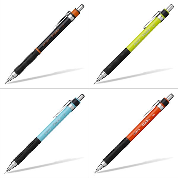 画像1: ARISTO アリスト シャープペンシル STUDIO 0.5mm【標準小売価格：600円】 (1)