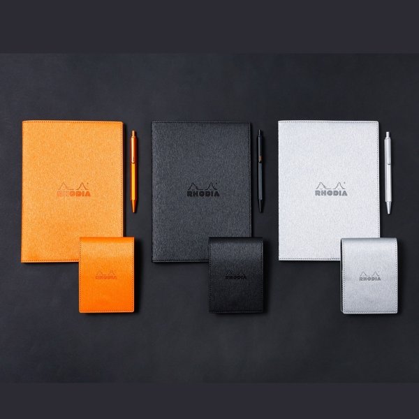 画像1: RHODIA ロディア メタリックPUレザーカバー 【標準小売価格：[No.11] 1,800円 [A5] 2,700円 [SET] 4,200円 】 (1)