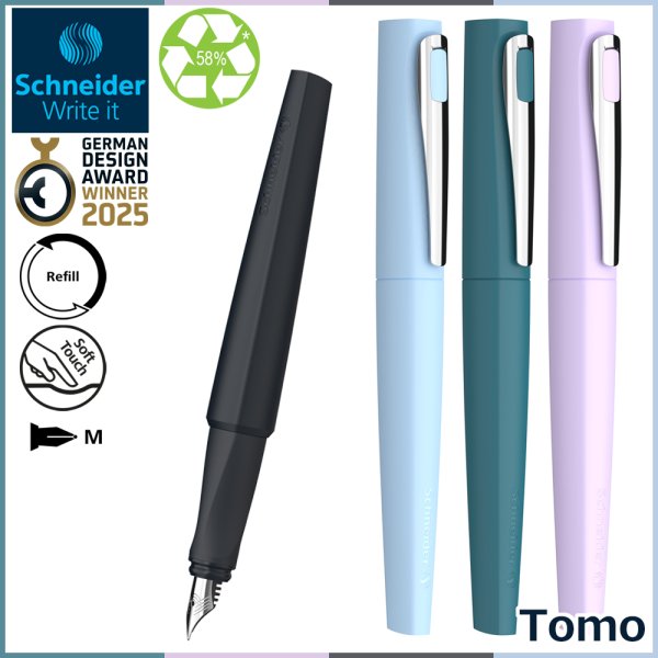 画像1: Schneider シュナイダー   万年筆 Tomo（トモ）M（中字）【標準小売価格：2,700円】 (1)