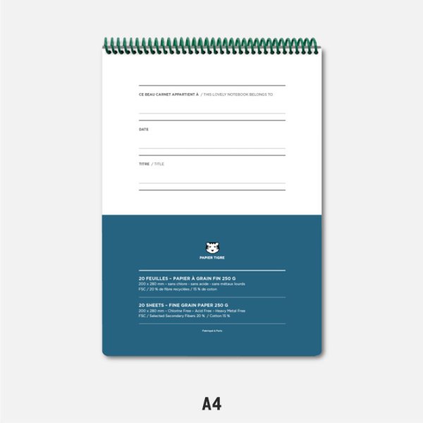 画像3: PAPIER TIGRE パピエティグル ペインティングブック [ MUSHI ] 【標準小売価格：[A4] 3,000円  [A5] 2,200円  [A6] 1,800円】 (3)