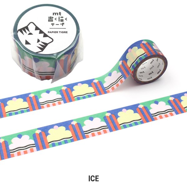 画像2: PAPIER TIGRE パピエティグル マスキングテープ 25mm(書く描くテープ)【標準小売価格:300円】 (2)