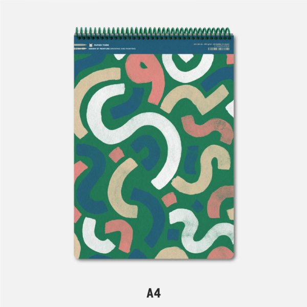 画像2: PAPIER TIGRE パピエティグル ペインティングブック [ MUSHI ] 【標準小売価格：[A4] 3,000円  [A5] 2,200円  [A6] 1,800円】 (2)