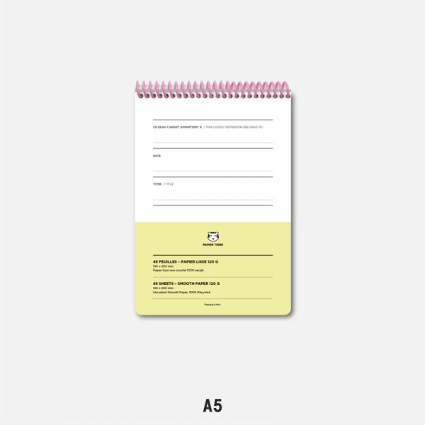 画像9: PAPIER TIGRE パピエティグル スケッチブック [ DUO ] 【標準小売価格：[A4] 3,000円  [A5] 2,200円  [A6] 1,800円】 (9)