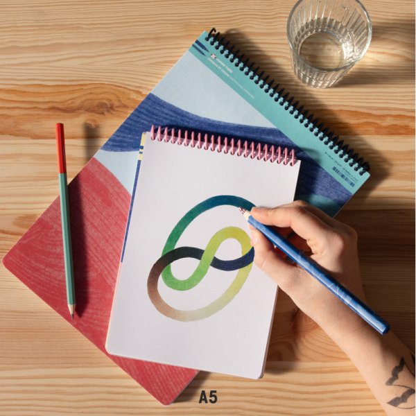 画像12: PAPIER TIGRE パピエティグル スケッチブック [ DUO ] 【標準小売価格：[A4] 3,000円  [A5] 2,200円  [A6] 1,800円】 (12)