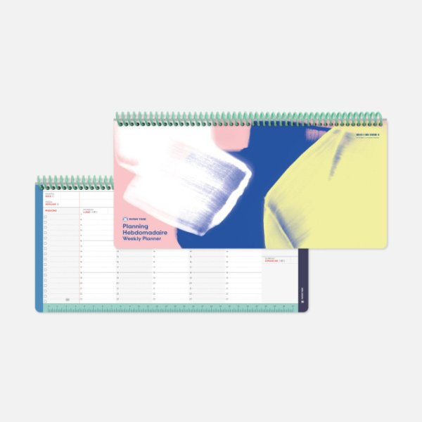 画像1: PAPIER TIGRE パピエティグル ウィークリープランナー Palette【標準小売価格：2,500円】 (1)