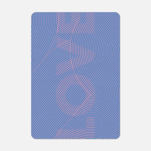 画像1: PAPIER TIGRE パピエティグル グリーティングカード A6　Love Circuit Blue【標準小売価格：650円】 (1)