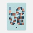画像1: PAPIER TIGRE パピエティグル グリーティングカード A6　LOVE NEVADA【標準小売価格：650円】 (1)